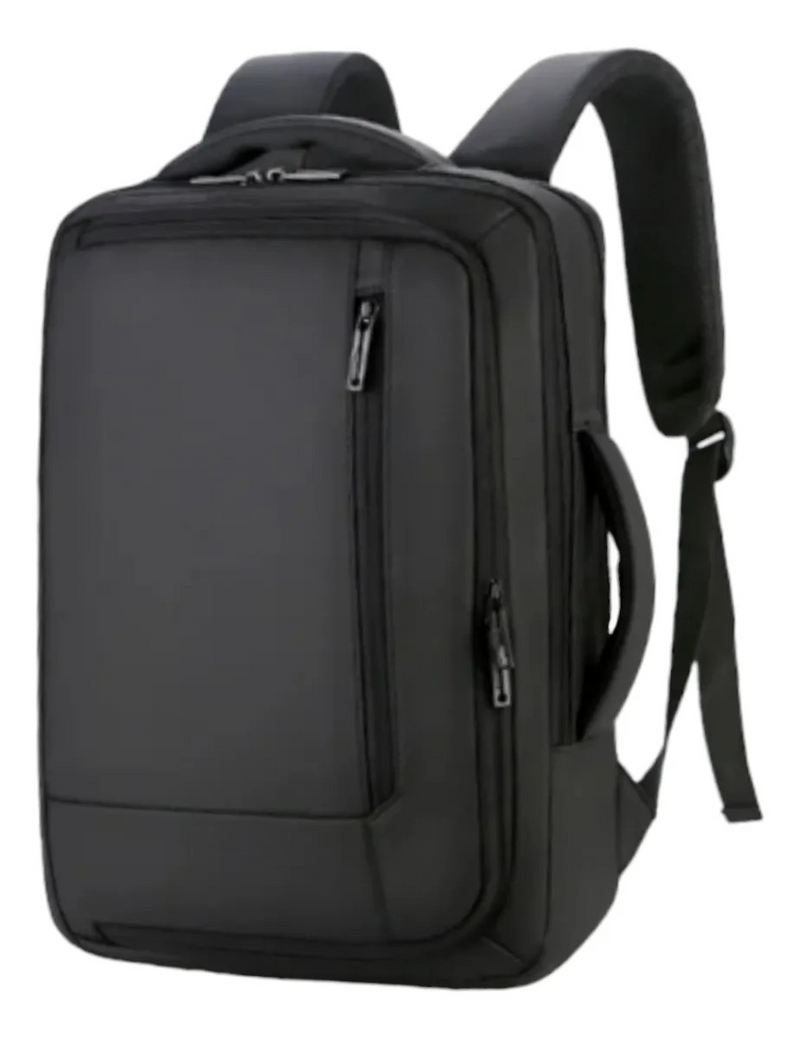 Mochila Executiva Impermeável de Couro Legítimo Grande